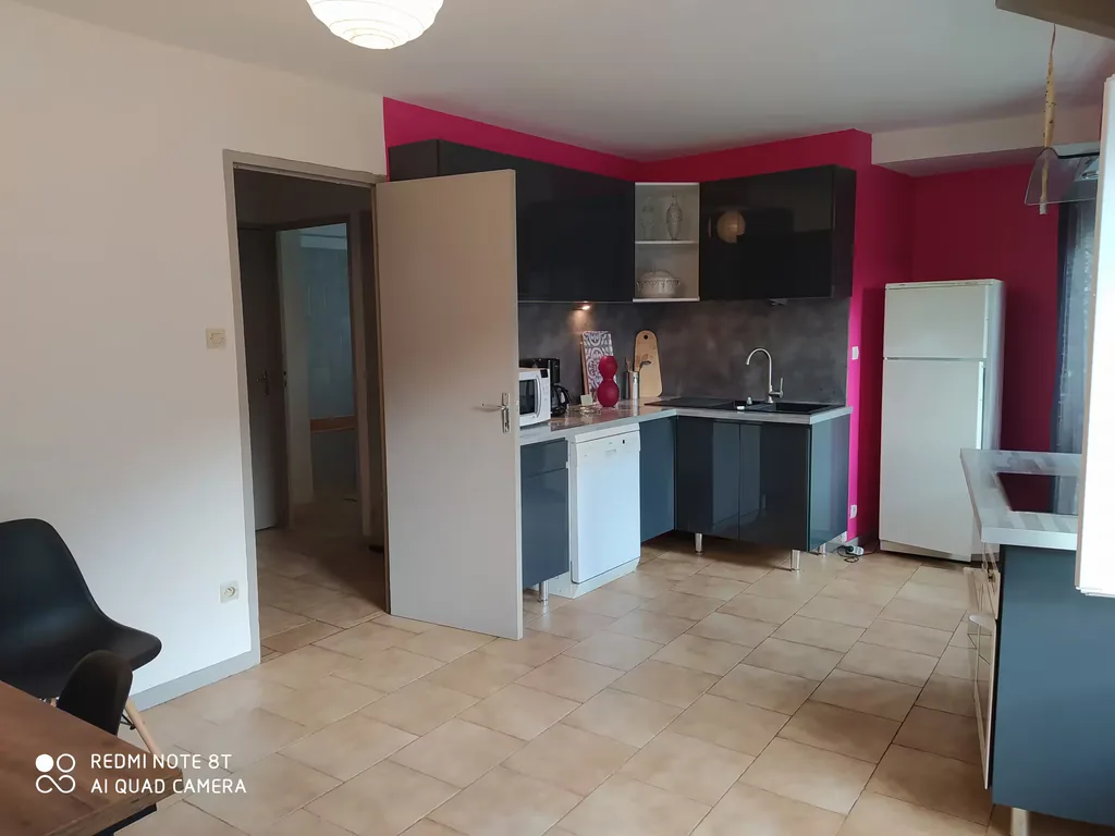 Cuisine moderne de l'appartement Gorge du Tarn